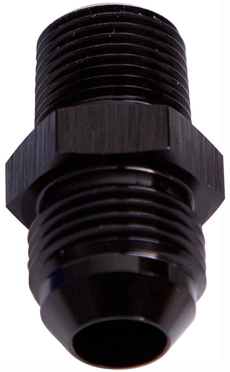 AEROFLOW MALE FLARE -10AN TO 1/4" NPT BLACK MALE FLARE TO NPT ADAPTE AF816-10-04BLK