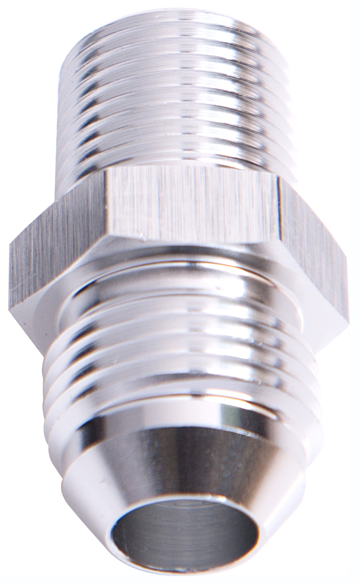AEROFLOW MALE FLARE -10AN TO 1/4" NPT BLACK MALE FLARE TO NPT ADAPTE AF816-10-04S