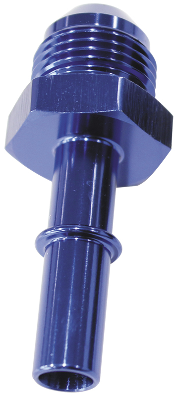 AEROFLOW EFI FUEL FITTING -6 PUSH IN TO 5/16 MALE HARD TUBE