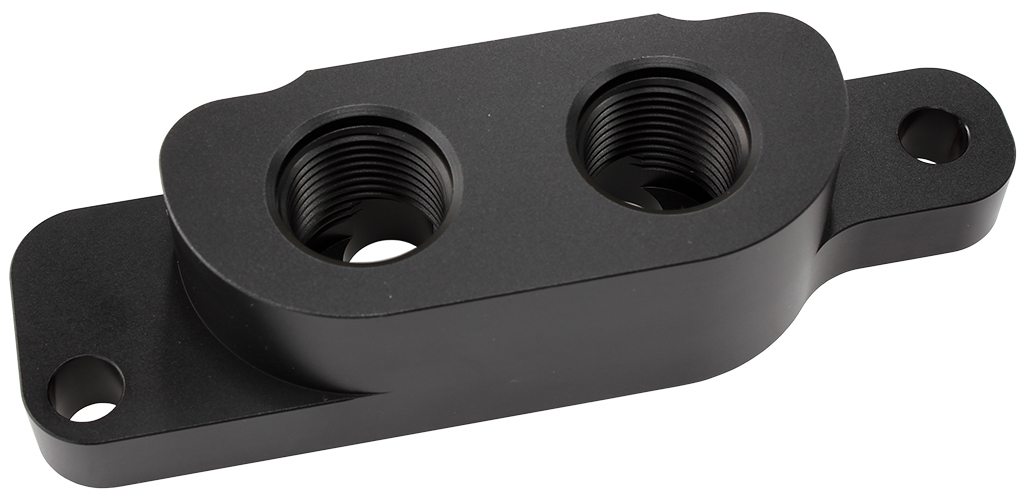 AEROFLOW GM LS OIL BLOCK ADAPTER SUITS FRONT/REAR SUMP PAN