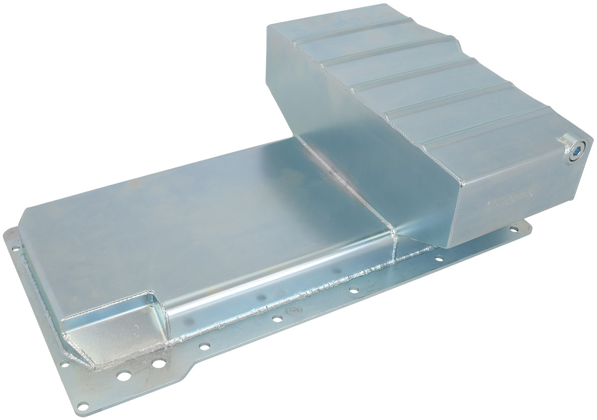 AEROFLOW LS CHEV FABRICATED OIL PAN FRONT SUMP OIL FILTER ADAPTER - Image 2