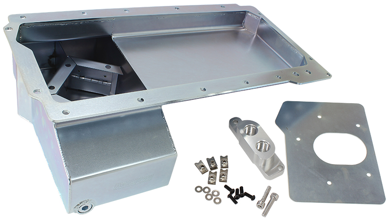 AEROFLOW LS CHEV FABRICATED OIL PAN FRONT SUMP PAN COMMODRE ETC