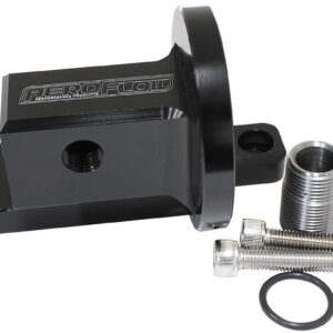AEROFLOW CHEVY LS OIL FILTER ADAPTER HORIZONTAL SPIN ON FILTER