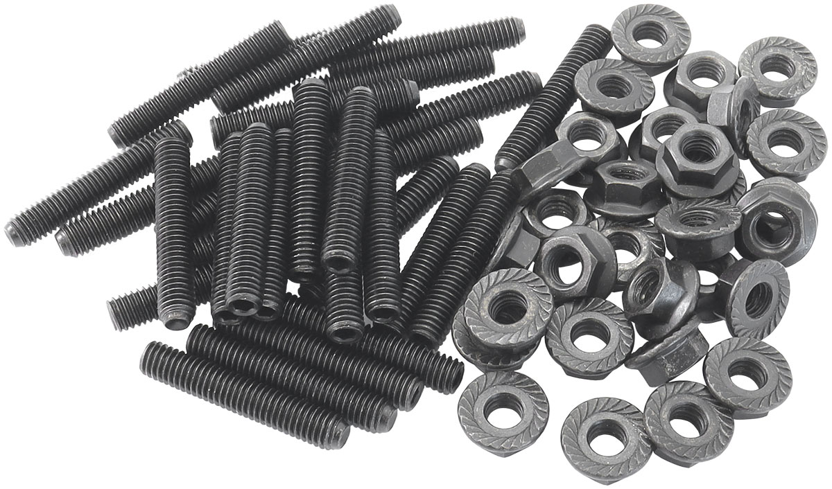 AEROFLOW NISSAN RB OIL PAN STUD KIT 82-2017 STUDS NUTS M6 30 PACK