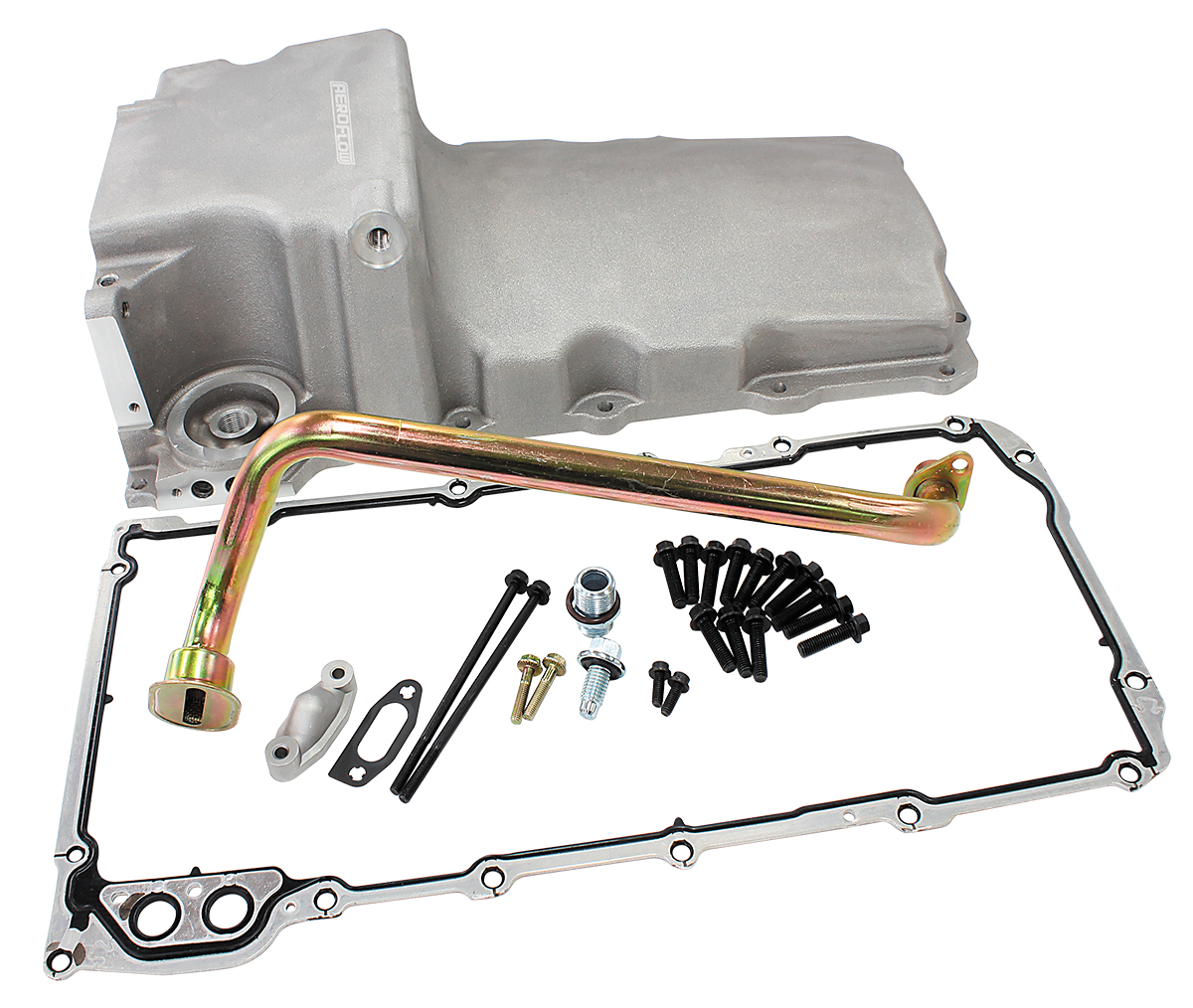 AEROFLOW LS RETRO FIT REAR SUMP OIL PAN6 qrt WITH FILTER PAN
