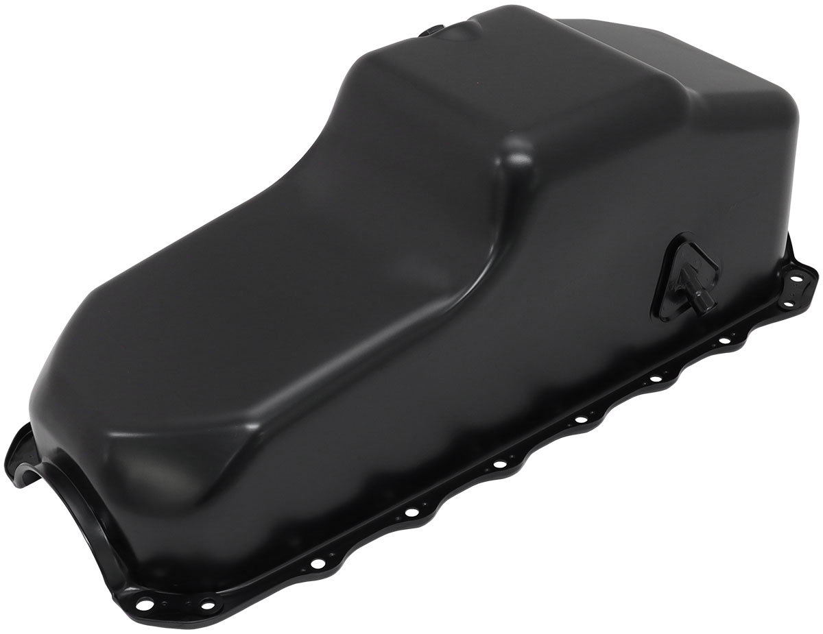 AEROFLOW STOCK 253 308 HOLDEN OIL PAN VB VT COMMODORE V8 BLACK STEEL