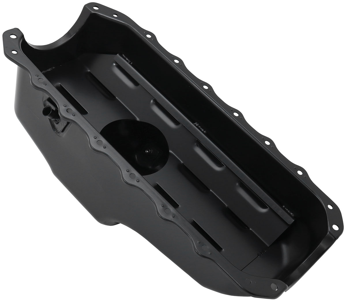AEROFLOW STOCK 253 308 HOLDEN OIL PAN VB VT COMMODORE V8 BLACK STEEL - Image 2