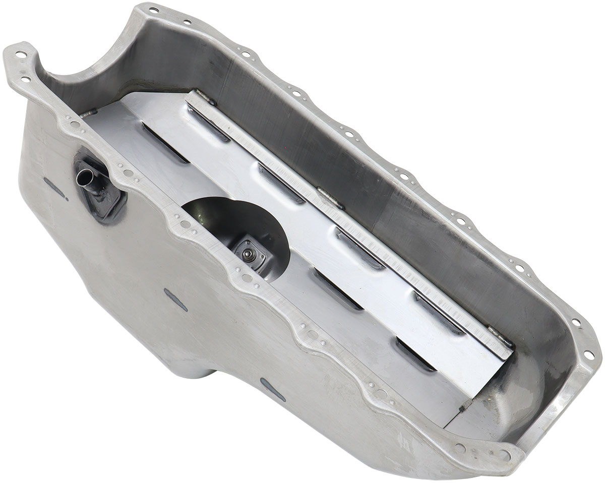 AEROFLOW STOCK 253 308 HOLDEN OIL PAN VB VT COMMODORE V8 RAW STEEL - Image 2