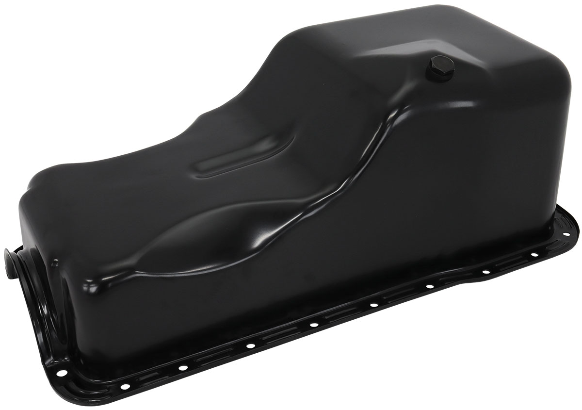 AEROFLOW STOCK FORD 351W V8 OIL PAN BLACK OIL PAN SBF 351W