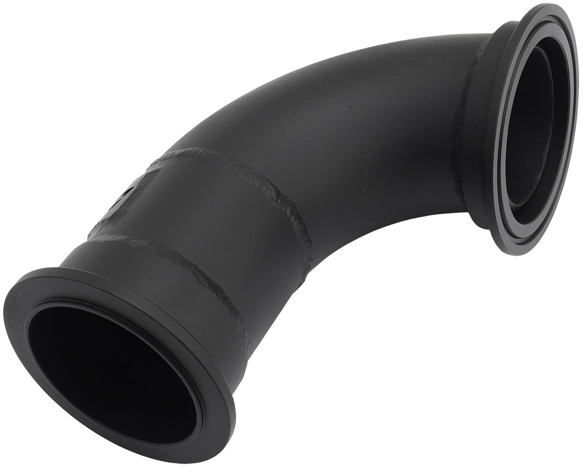 AEROFLOW GM LS TWIN TURBO SHORT TURN UPADAPTER SINGLE V-BAND MANIFOLD