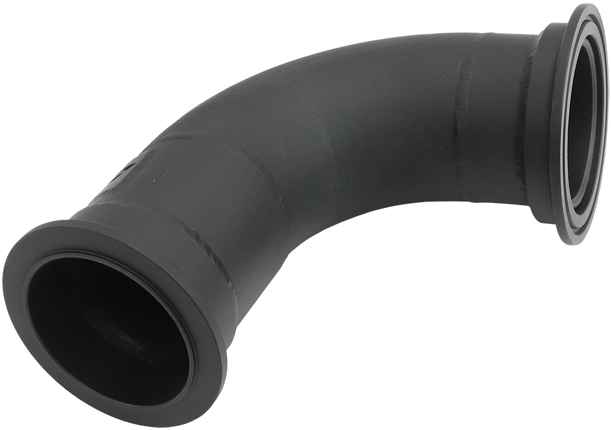 AEROFLOW GM LS TWIN TURBO LONG TURN UP ADAPTER SINGLE V-BAND MANIFOLD