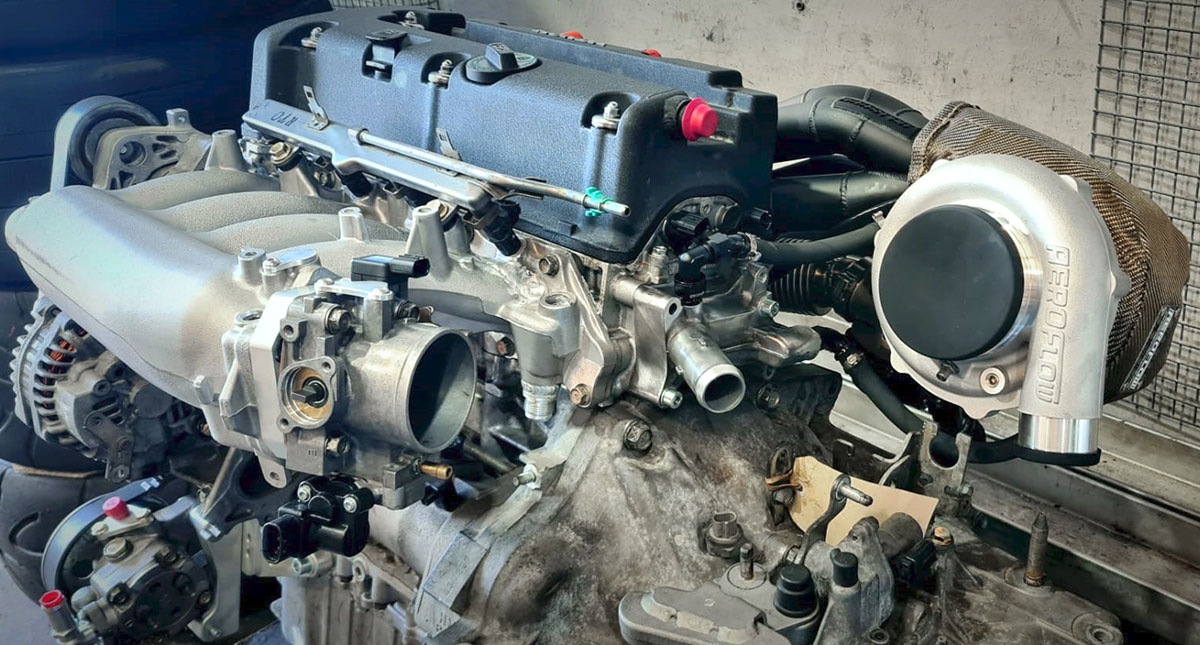 AEROFLOW HONDA K20 K24 GT30 V-BAND TURBO MANIFOLD 44mm WASTE - Image 7