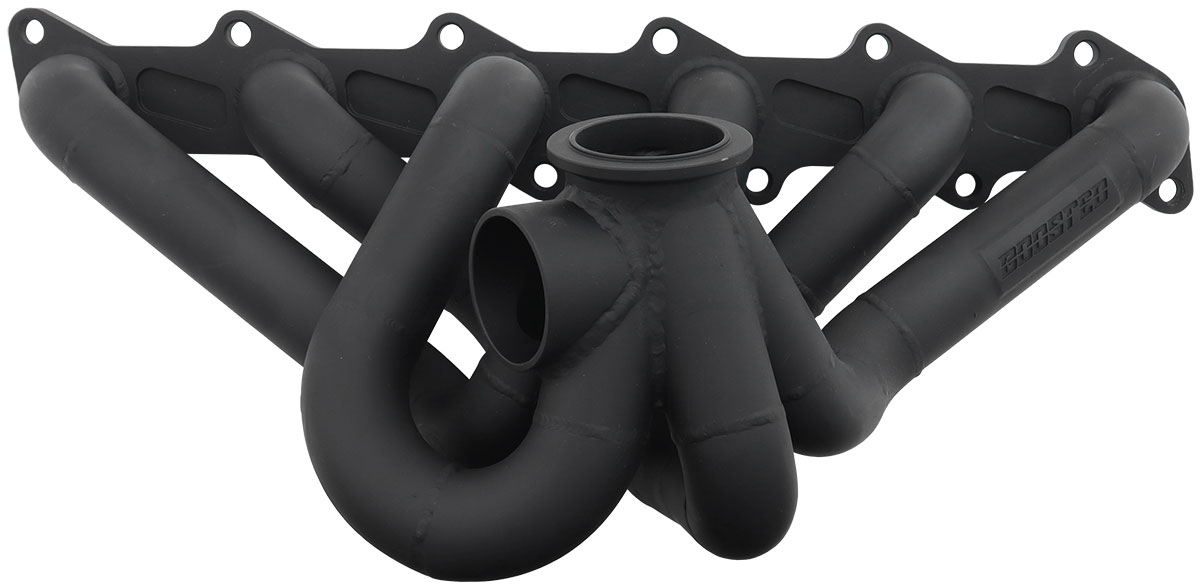 AEROFLOW FORD BARRA GT30 VBAND MANIFOLDTURBO HIGH MOUNT 50mm BA BF FG