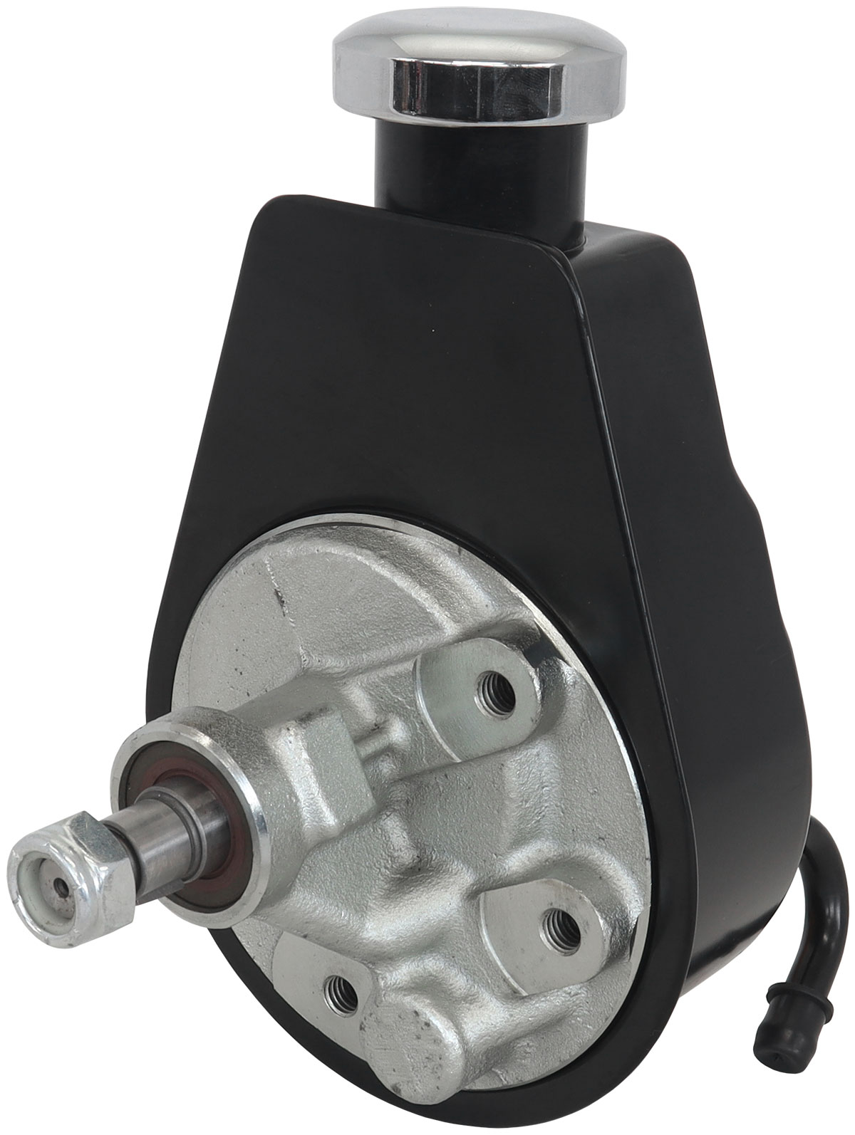 AEROFLOW POWER STEERING SAGINAW PUMP BLACK KEYWAY SHAFT NO PULLEY