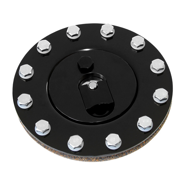 AEROFLOW BILLET ALUMINIUM FUEL CAP POLISHED-GASKET-BOLTS