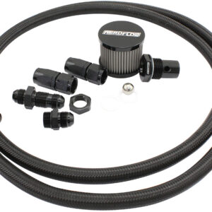 AEROFLOW BLACK ALUMINIUM FUEL CAP RCI CAP-GASKET-BOLTS RCI CELL