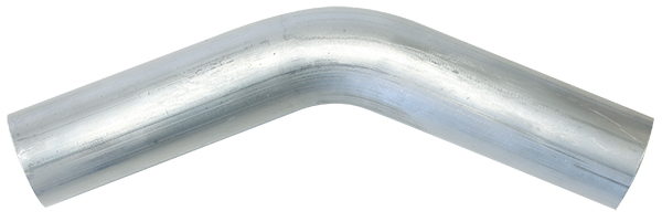 AEROFLOW ALUM MANDREL 45 DEG 1.00" O.D 25MM WALL 2MM 140MM LEG