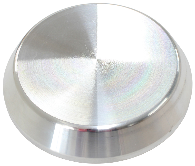 AEROFLOW WELD ON MACHINED TANK END FOR 4.00" ALUMINIUM PIPE 45DEG