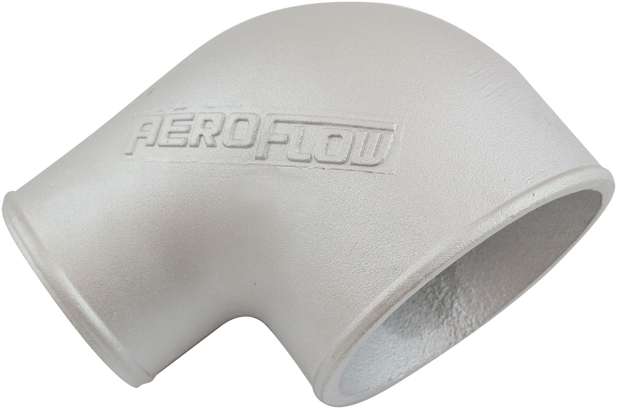 AEROFLOW 3" 90 DEG TURBO ELBOW TIGHT RADIUS CAST ALUMINIUM
