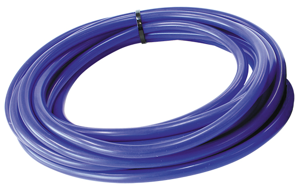 AEROFLOW Silicone Vacuum Hose Blue I.D 1/4" 6mm, Wall 3mm, 25 Foot 7.6m Roll 9031-025-25