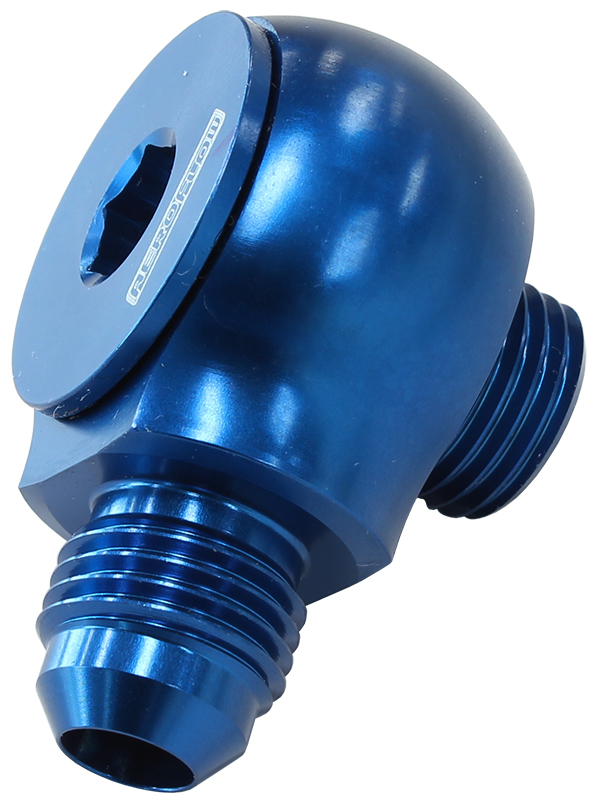 AEROFLOW SLIMLINE -8ORB TO -8AN 90 DEG FOR USE IN TIGHT RADIUS AREA AF909-08
