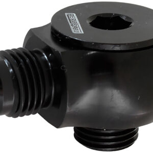 AEROFLOW stainless steel soft hose vac port adapter