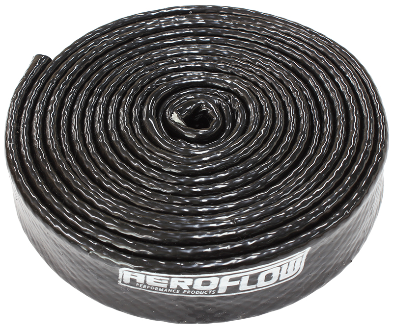 AEROFLOW HEAT GUARD 1/2" ID 13mm BLACK COLOUR 3.7M / 12ft