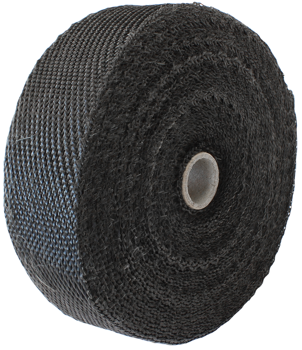 AEROFLOW EXHAUST INSULATION WRAP1"X50FT50 FOOT BLACK TITANIUM ROLL