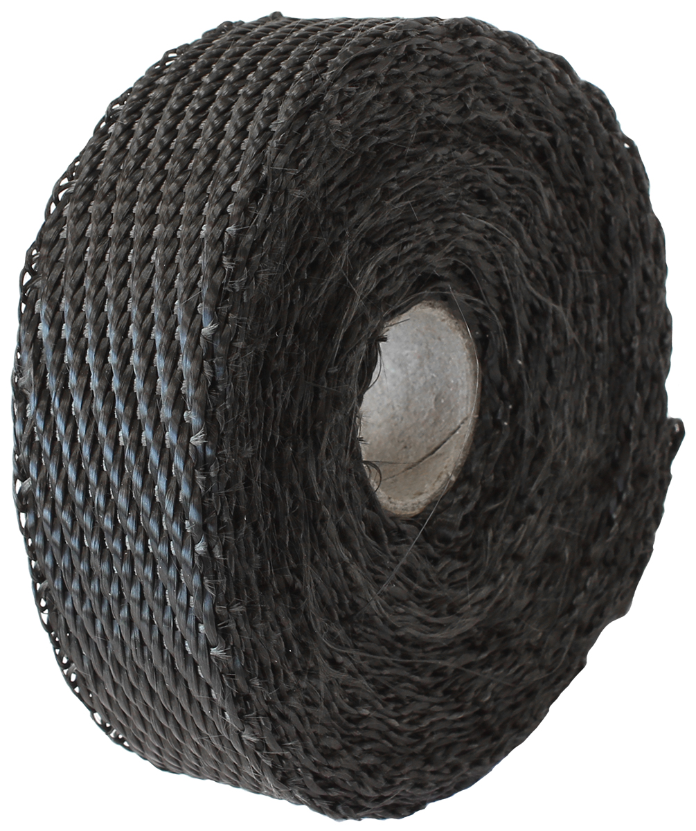 AEROFLOW EXHAUST INSULATION WRAP2"X50FT50 FOOT BLACK TITANIUM ROLL