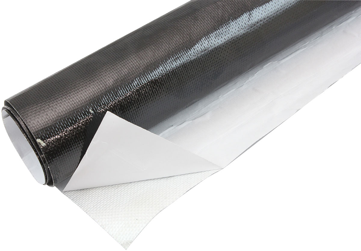 AEROFLOW 24"X36" SHEET ALUMINISED HEAT BARRIER ADHESIVE BACKED SILVER