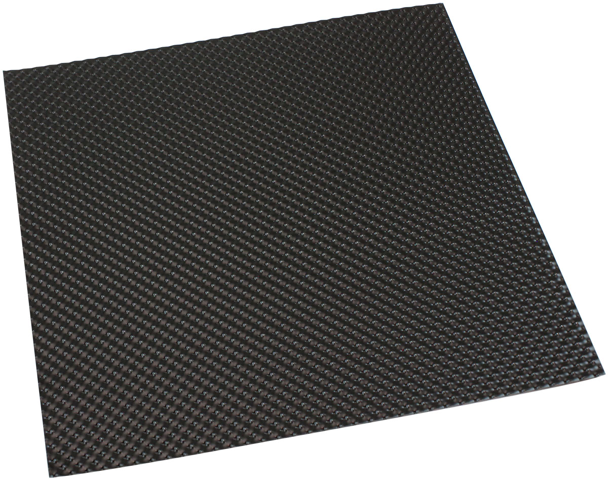 AEROFLOW 12" X 12" ALUMINIUM EMBOSSED HEAT SHIELD CUT OR FOLD SILVER