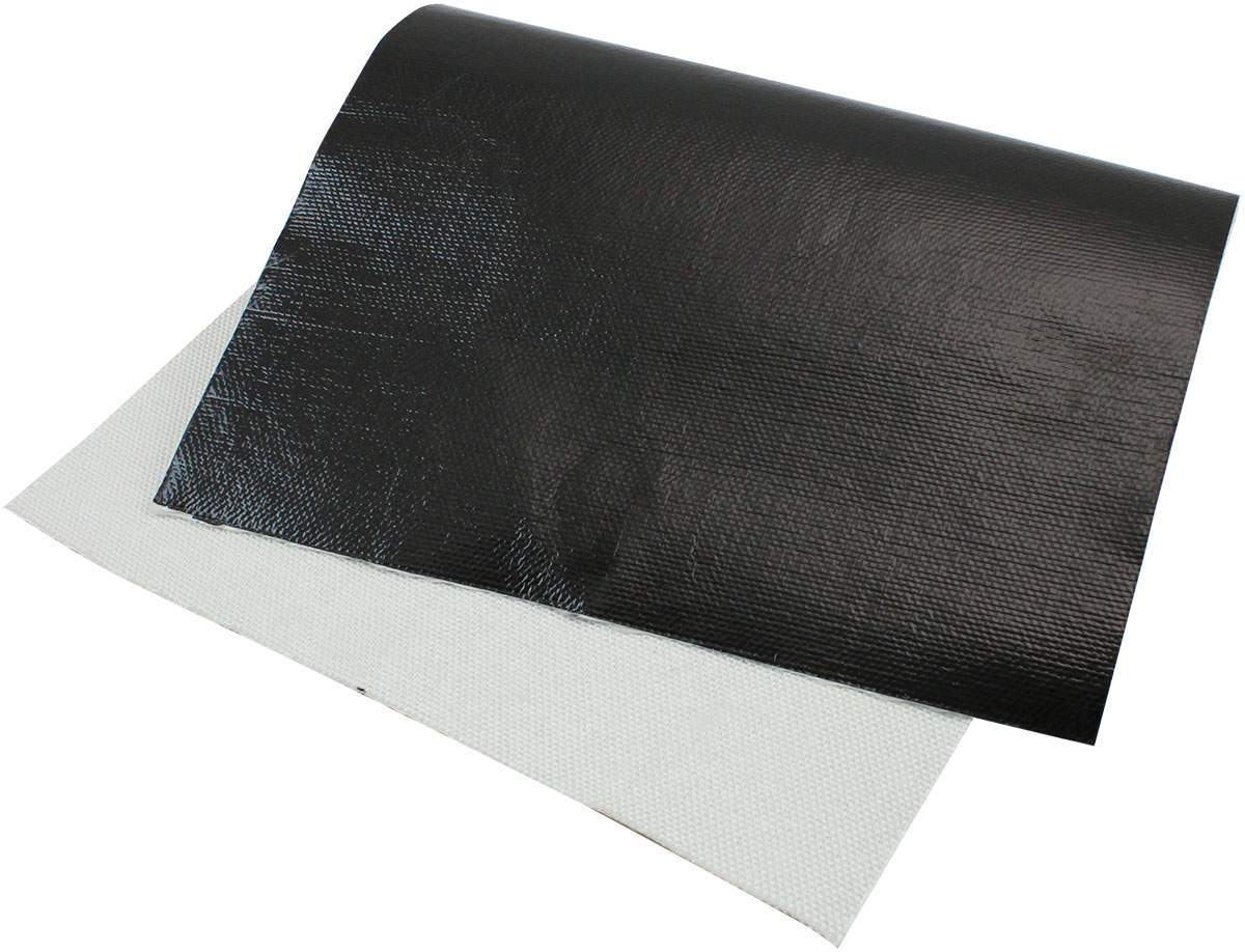 AEROFLOW 40" X 12" ALUMINISED HEAT BARRIER SILVER FINISH