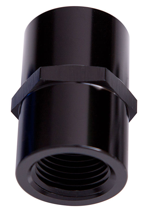 AEROFLOW FEMALE COUPLER 1/4" NPT BLUE FEMALE TO FEMALE