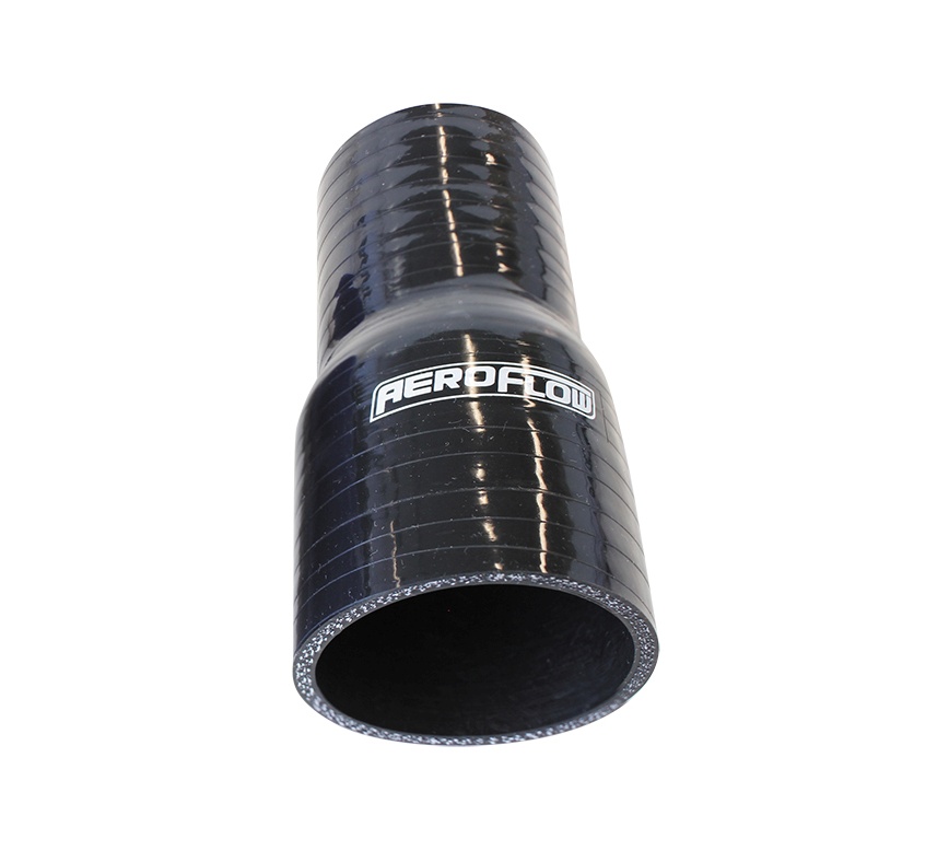 AEROFLOW Silicone Hose Str Black I.D 2.75" 70mm, Wall 5.3mm, 76mm Long AF 9201-275