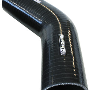 Silicone Hose Reducer 45 Deg; Black I.D 2.75-2.50" 70-63mm, 5.3mm, 140mm L AF 9202-275-250