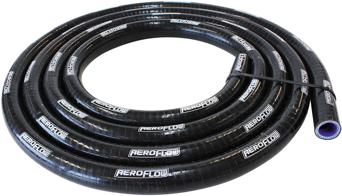 AEROFLOW Reinforced Silicone Hose BlackHeater 1/2 13mm 5 Ft 1.5m longAF 9255-050-5