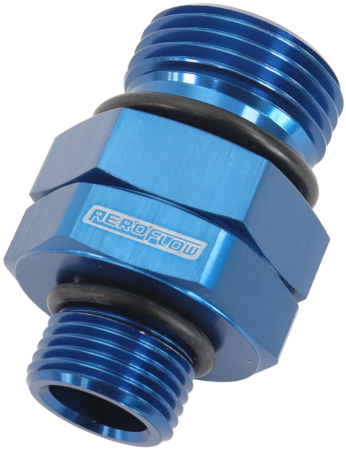 AEROFLOW -10 ORB SWIVEL MALE TO MALE BLUE