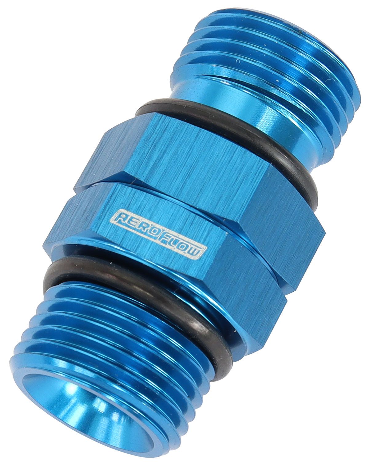 AEROFLOW -10 ORB SWIVEL MALE TO MALE SILVER