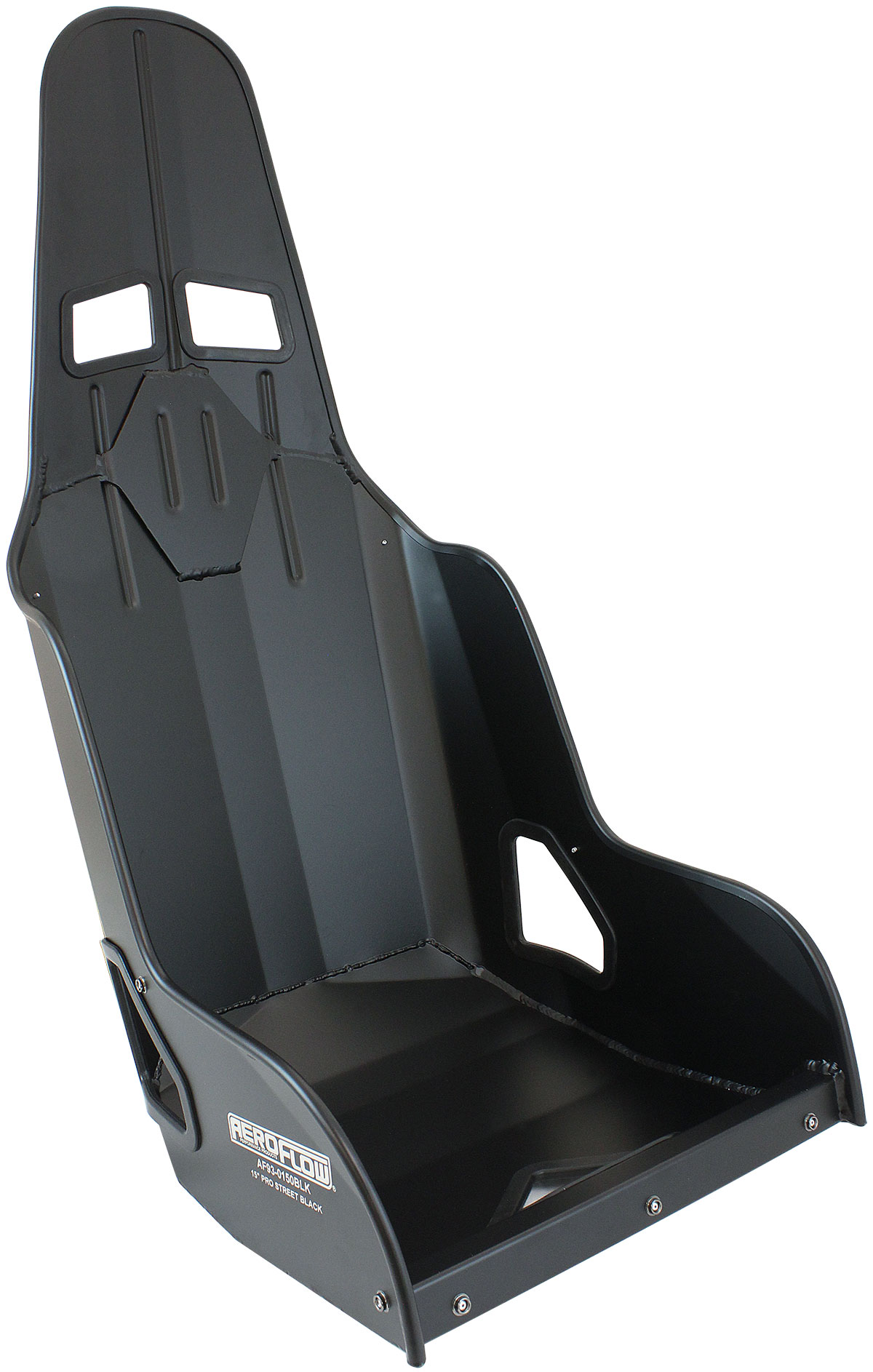AEROFLOW PRO STREET ALUMINIUM RACE SEAT15' HIP WIDTH RAW FINISH