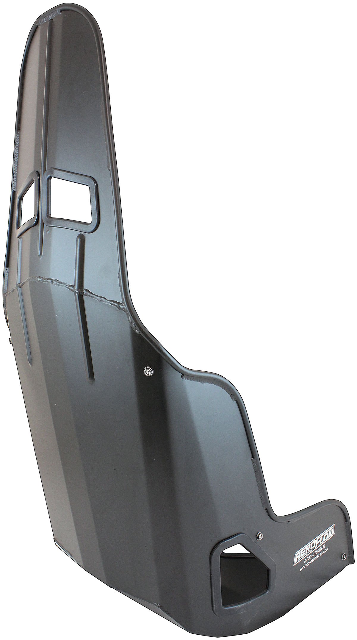 AEROFLOW PRO STREET ALUMINIUM RACE SEAT16" HIP WIDTH RAW FINISH - Image 2