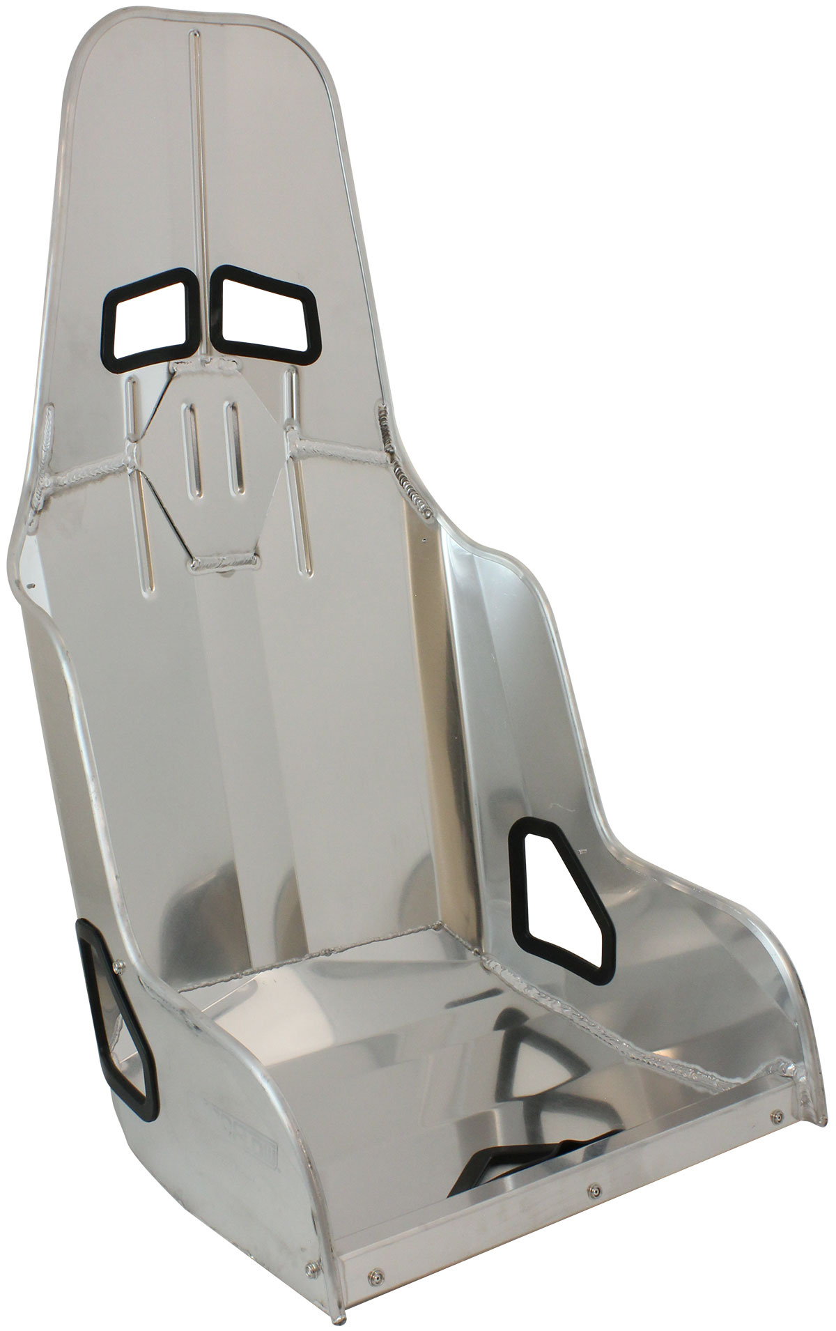 AEROFLOW PRO STREET ALUMINIUM RACE SEAT17" HIP WIDTH BLACK FINISH