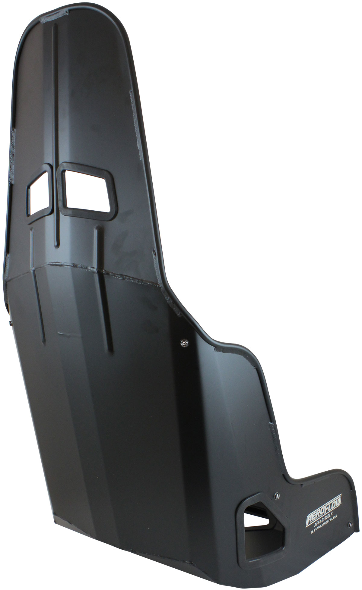 AEROFLOW PRO STREET ALUMINIUM RACE SEAT18.5" HIP WIDTH RAW FINISH - Image 2