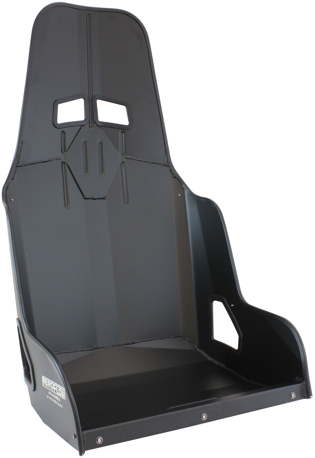 AEROFLOW PRO STREET ALUMINIUM RACE SEAT20" HIP WIDTH RAW FINISH