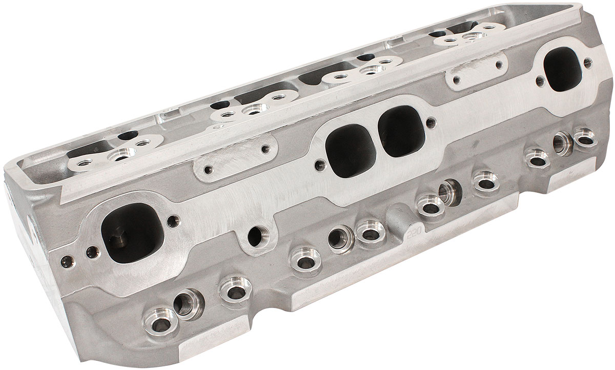 AEROFLOW SBC 213cc CNC ALLOY HEADS BARE64cc, 2.08"/1.60" VALVES, PAIR