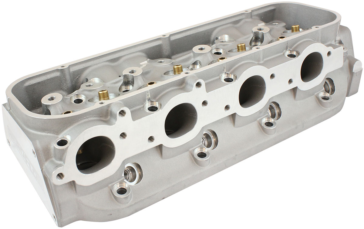 AEROFLOW GM LS 276cc ALUMIN HEADS BARE 70cc, 2.165"/1.60" VALVE 6BOLT