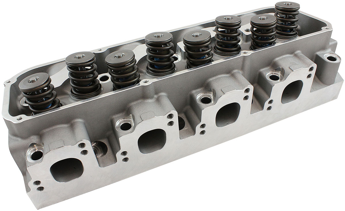AEROFLOW SBC 350 400 *PAIR* ASSEMB. S/P ALLOY CYLINDER HEADS 200cc