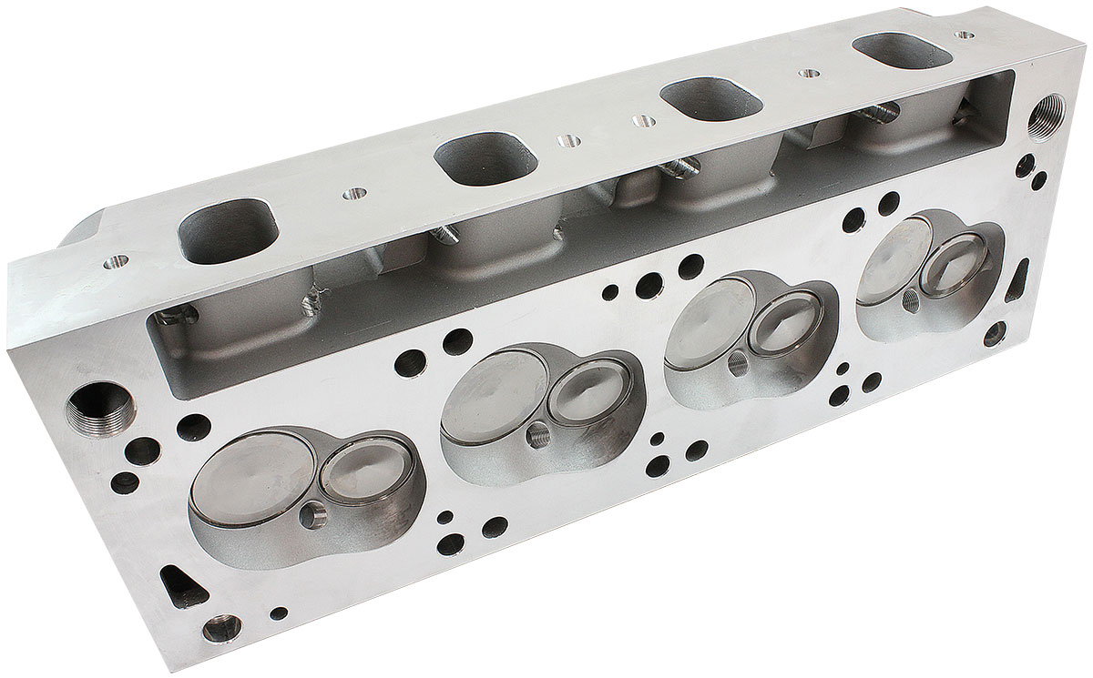 AEROFLOW SBC 350 400 *PAIR* ASSEMB. S/P ALLOY CYLINDER HEADS 200cc - Image 3