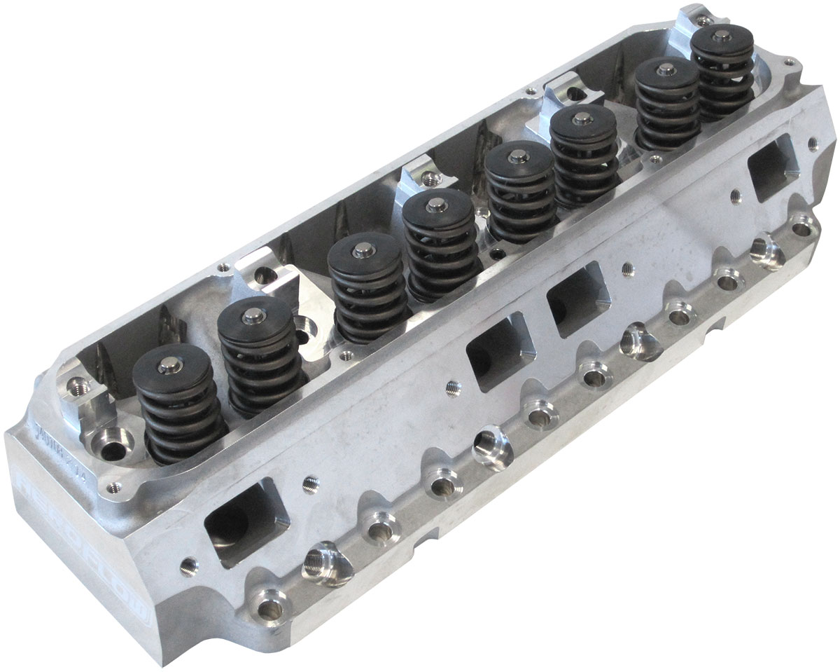AEROFLOW BBC 396 427 454 *PAIR* ASSEMB.ALLOY CYLINDER HEADS REC 320cc