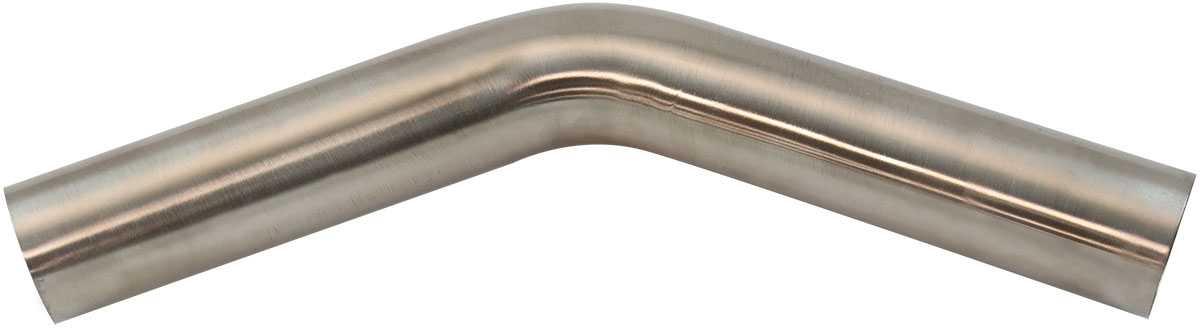AEROFLOW 304 S/S BEND 45 DEG 1-5/8" O.D1.5MM (.059") 150mm / 6" LEG