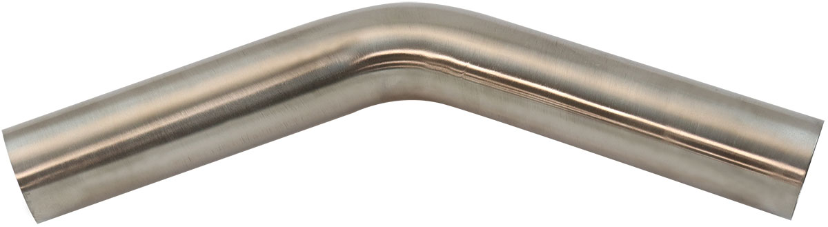 AEROFLOW 304 S/S BEND 45 DEG 1-3/4" O.D1.5MM (.059") 150mm / 6" LEG